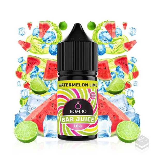 FLAVOUR WATERMELON LIME ICE BAR JUICE BY BOMBO 10ML LONGFILL