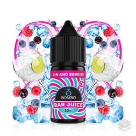 FLAVOUR GIN & BERRIES ICE BAR JUICE BY BOMBO 10ML MINILONGFILL