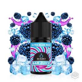 FLAVOUR ULTRA BLUE RAZZ ICE BAR JUICE BY BOMBO 10ML MINILONGFILL