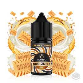 FLAVOUR CREAMY COOKIE BAR JUICE BY BOMBO 10ML MINILONGFILL