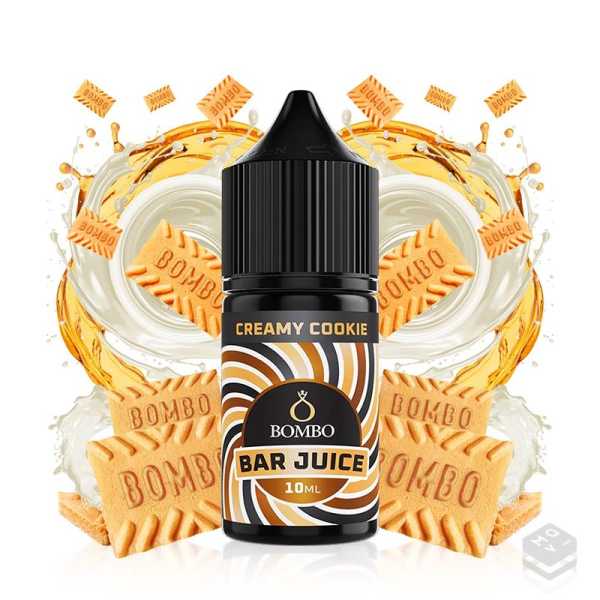 AROMA CREAMY COOKIE BAR JUICE BY BOMBO 10ML LONGFILL