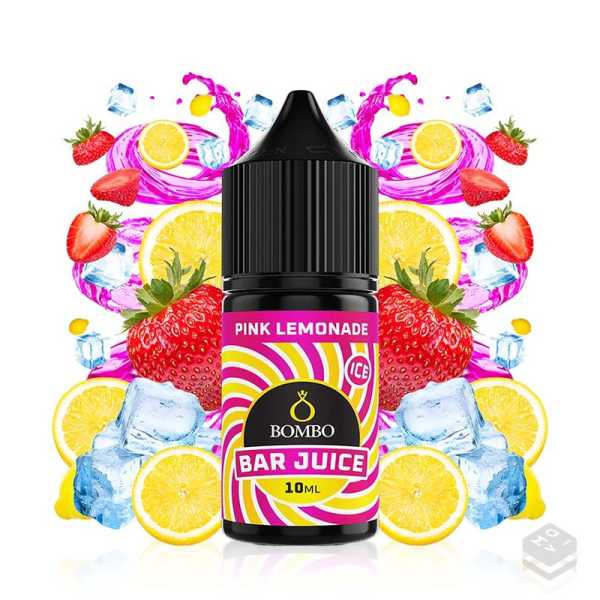 AROMA PINK LEMONADE ICE BAR JUICE BY BOMBO 10ML LONGFILL