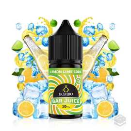 FLAVOUR LEMON LIME SODA ICE BAR JUICE BY BOMBO 10ML MINILONGFILL