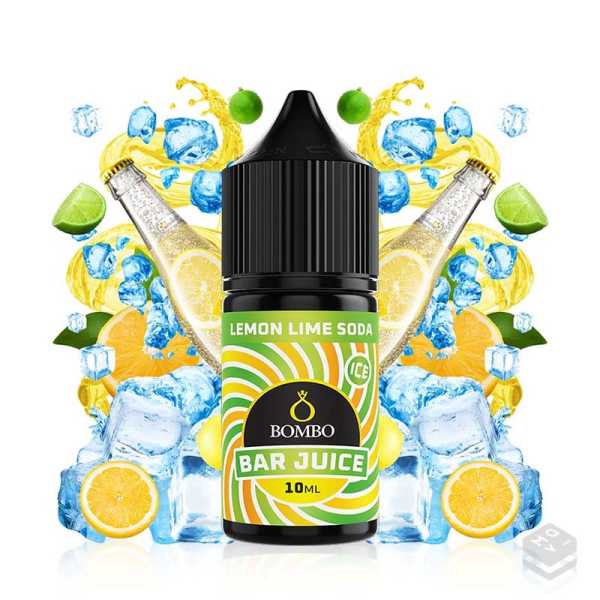 AROMA LEMON LIME SODA ICE BAR JUICE BY BOMBO 10ML LONGFILL