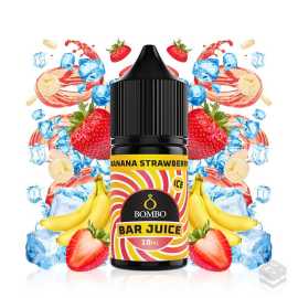 FLAVOUR BANANA STRAWBERRY ICE BAR JUICE BY BOMBO 10ML MINILONGFILL