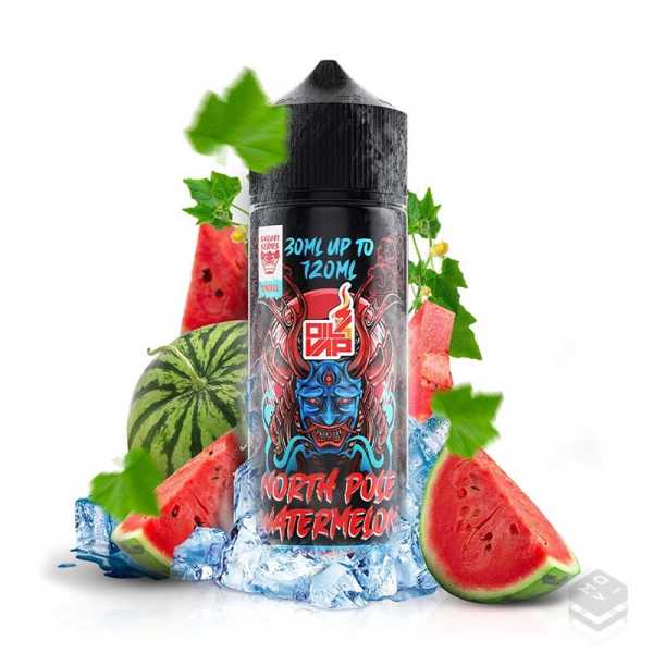 NORTH POLE WATERMELON KABUKI SERIES OIL4VAP 30ML LONGFILL