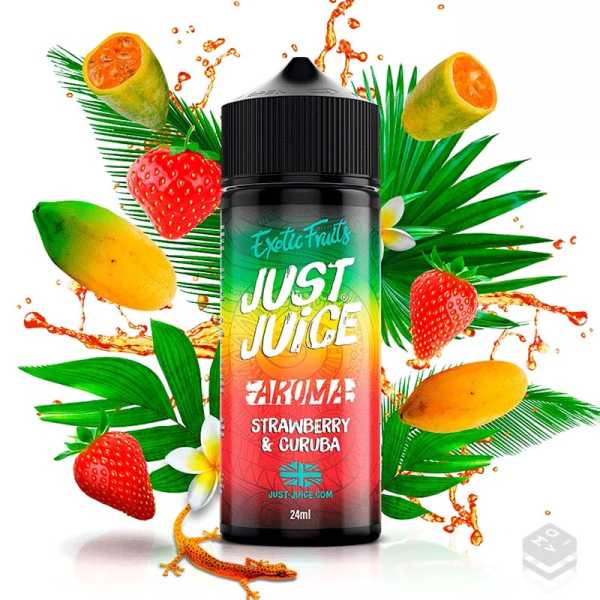 AROMA EXOTIC FRUITS STRAWBERRY & CURUBA JUST JUICE 24ML LONGFILL