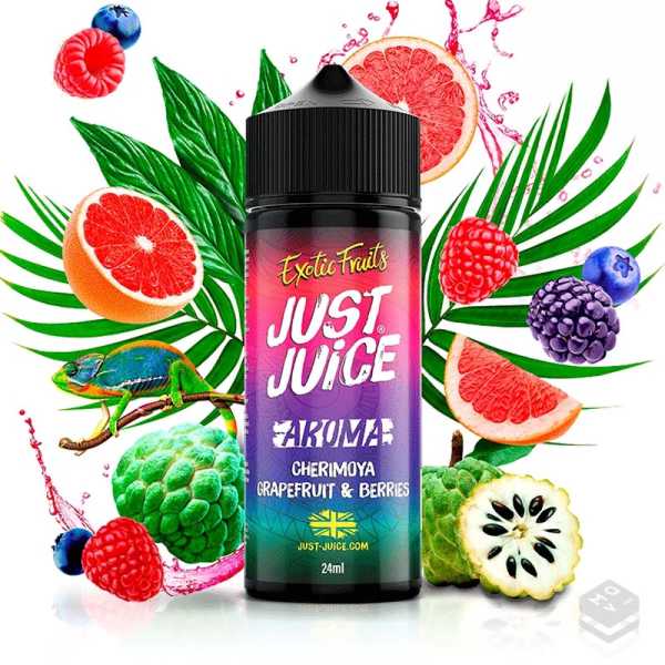 AROMA EXOTIC FRUITS CHERIMOYA GRAPEFRUITS & BERRIES JUST JUICE 24ML LONGFILL