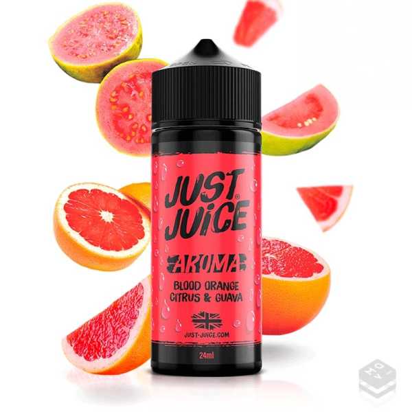 AROMA BLOOD ORANGE CITRUS & GUAVA JUST JUICE 24ML LONGFILL