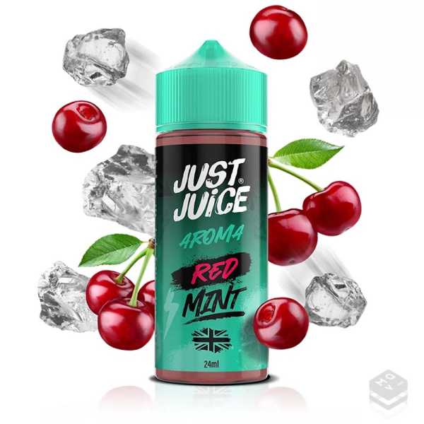 FLAVOUR RED MINT RANGE JUST JUICE 24ML LONGFILL