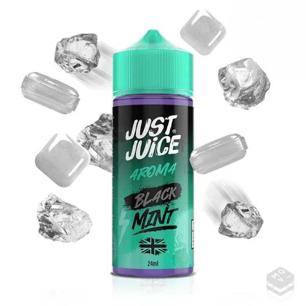 FLAVOUR BLACK MINT RANGE JUST JUICE 24ML LONGFILL