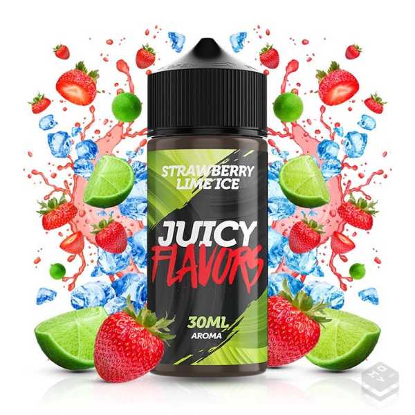 FLAVOUR STRAWBERRY LIME ICE JUICY FLAVORS 30ML LONGFILL