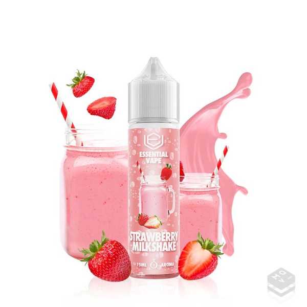 FLAVOUR STRAWBERRY MILKSHAKE ESSENTIAL BOMBO ELIQUIDS 15ML LONGFILL