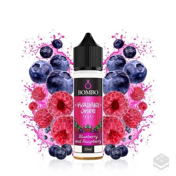 AROMA BLUEBERRY AND RASPBERRY WAILANI JUICE BY BOMBO 15ML LONGFILL