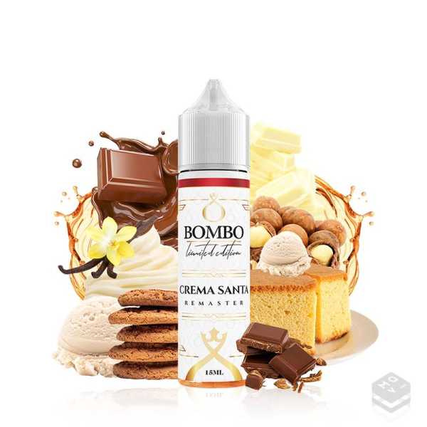 FLAVOUR CREMA SANTA REMASTER BOMBO ELIQUIDS 15ML LONGFILL