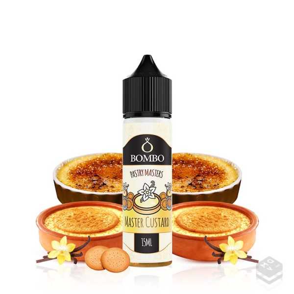 AROMA MASTER CUSTARD PASTRY MASTERS BY BOMBO 15ML LONGFILL