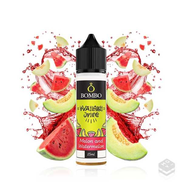 AROMA MELON AND WATERMELON WAILANI JUICE BY BOMBO 15ML LONGFILL