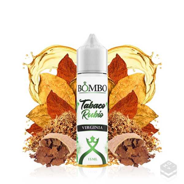 AROMA TABACO RUBIO VIRGINIA BOMBO ELIQUIDS 15ML LONGFILL
