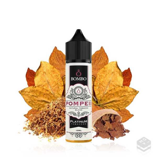 FLAVOUR POMPEII PLATINUM TOBACCOS BY BOMBO 15ML
