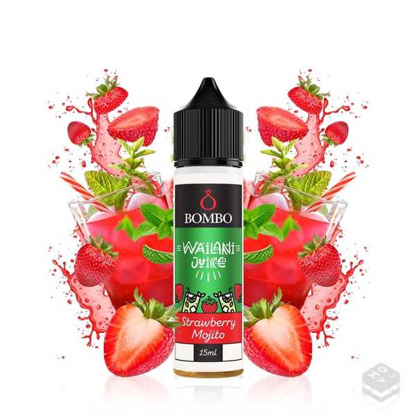 AROMA STRAWBERRY MOJITO WAILANI JUICE BY BOMBO 15ML LONGFILL