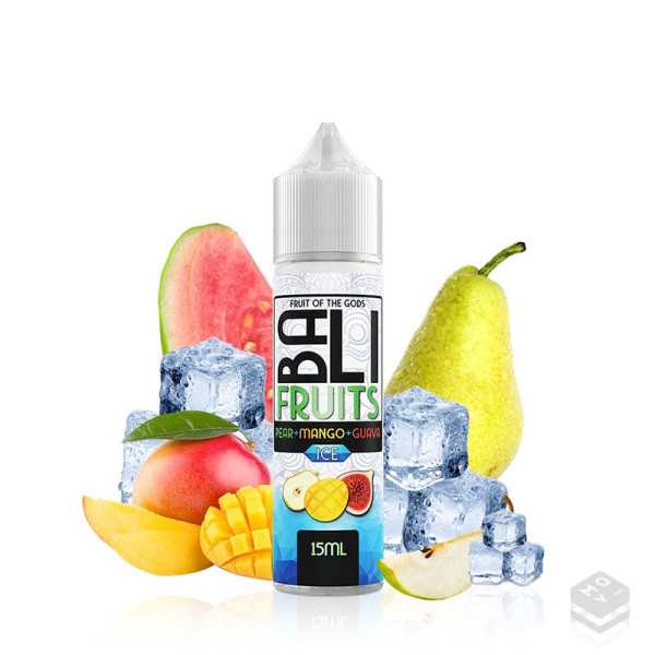 AROMA ICE PEAR MANGO GUAVA BALI FRUITS KINGS CREST 15ML LONGFILL