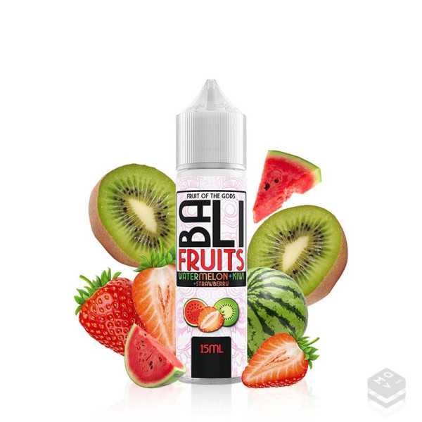 FLAVOUR WATERMELON KIWI STRAWBERRY BALI FRUITS KINGS CREST 15ML LONGFILL