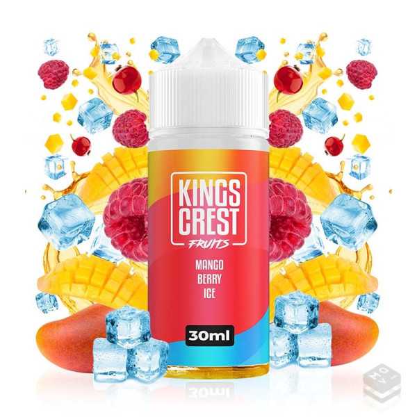 FLAVOUR STRAWBERRY PEACH ICE KINGS CREST 30ML LONGFILL