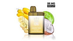 VAPER DESECHABLE AROMA KING COSMIC MAX BOX COCONUT BANANA 20MG 2ML