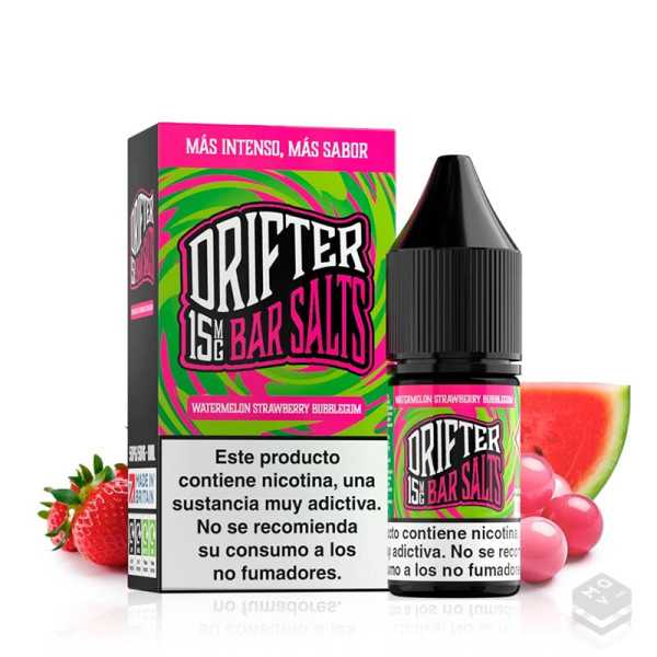 DRIFTER BAR SALTS WATERMELON STRAWBERRY BUBBLEGUM JUICE SAUZ 10ML