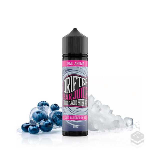 FLAVOUR DRIFTER BAR SOUR BLUEBERRY ICE JUICE SAUZ 16ML LONGFILL
