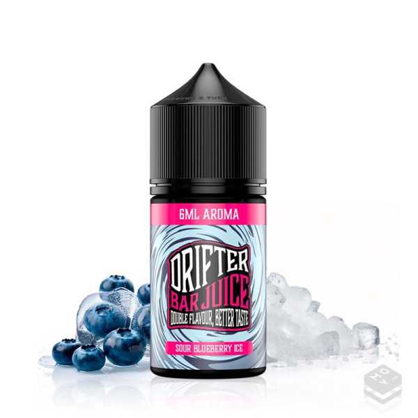 FLAVOUR DRIFTER BAR SOUR BLUEBERRY ICE JUICE SAUZ 6ML LONGFILL