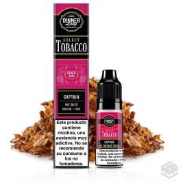 NICOTINE SALTS TOBACCO CAPTAIN DINNER LADY 10ML VAPE