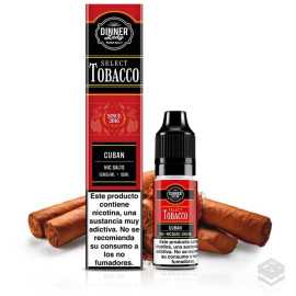 NICOTINE SALTS TOBACCO CUBAN DINNER LADY 10ML VAPE