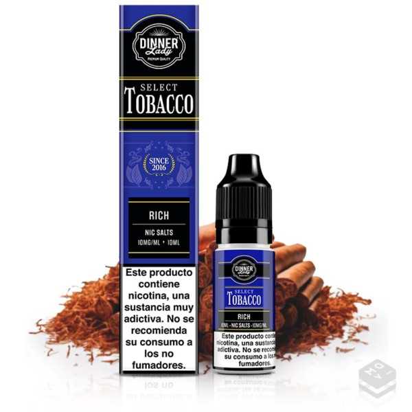 NICOTINE SALTS TOBACCO RICH DINNER LADY 10ML VAPE
