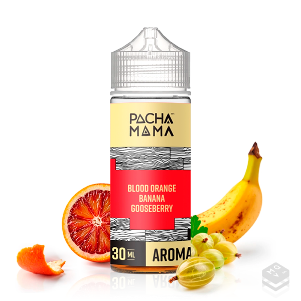 FLAVOUR BLOOD ORANGE BANANA GOSSEBERRY PACHAMAMA 30ML LONGFILL