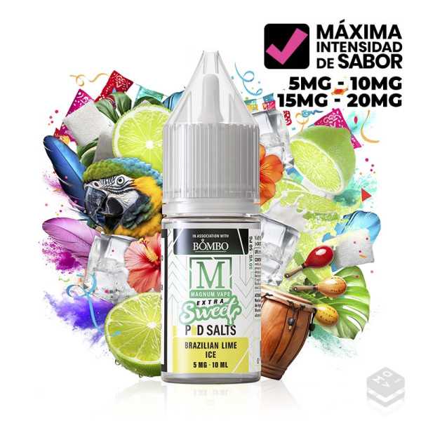 MAGNUM VAPE BRAZILIAN LIME ICE EXTRA SWEET 10ML NICOTINE SALTS