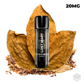 2 x CARTUCHOS PRECARGADOS GOLDEN TOBACCO LOST MARY TAPPO 2x2ML