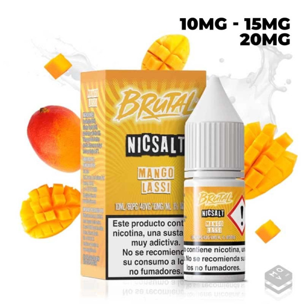 MANGO LASSI BRUTAL DRINKS NIC SALTS JUST JUICE 10ML VAPE