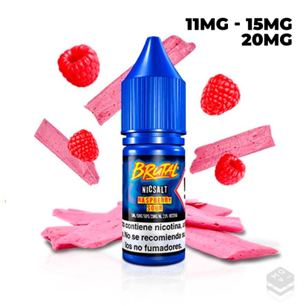 RASPBERRY SOUR BRUTAL SALT JUST JUICE 10ML VAPE