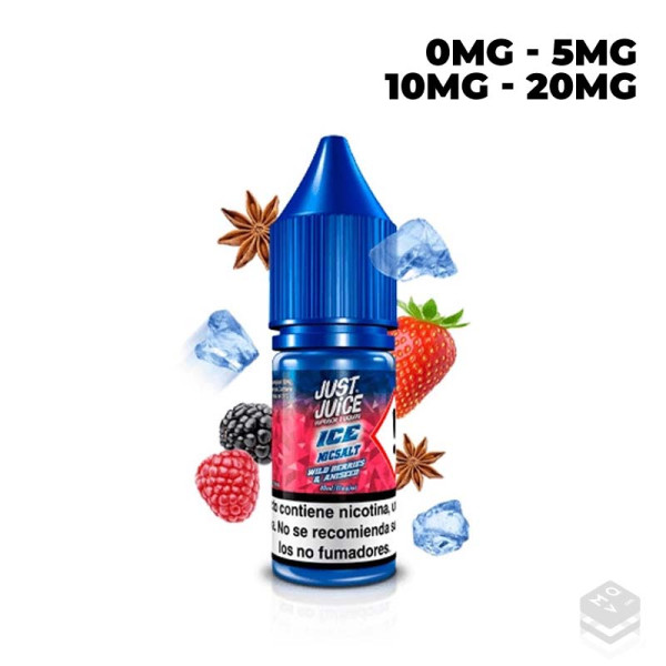 WILD BERRIES ANISEED NIC SALT JUST JUICE ICE 10ML