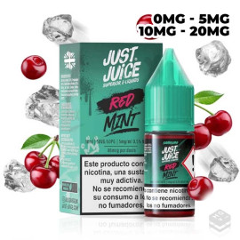SALES DE NICOTINA RED MINT JUST JUICE 10ML
